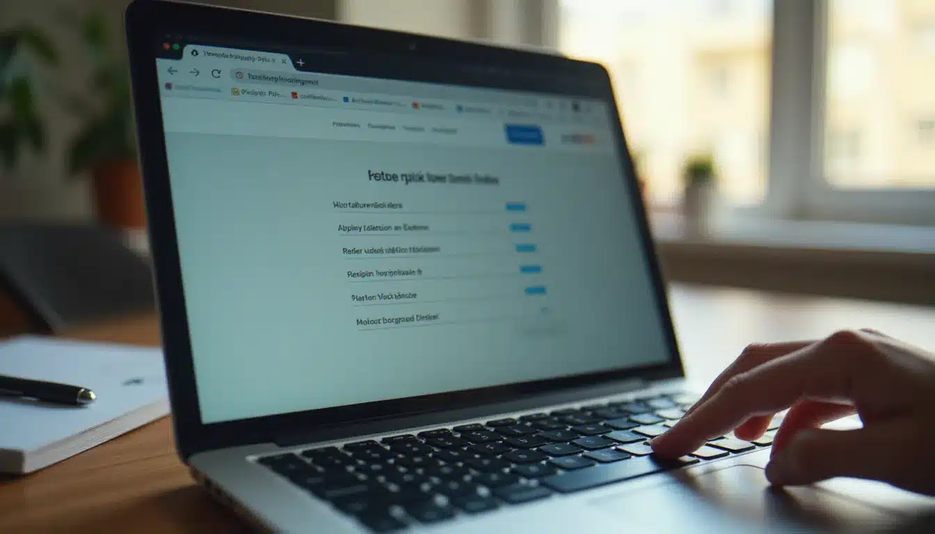Écran d'ordinateur portable affichant une interface web de téléchargement vidéo avec plusieurs options de qualité disponibles pour sauvegarder une vidéo Twitter
