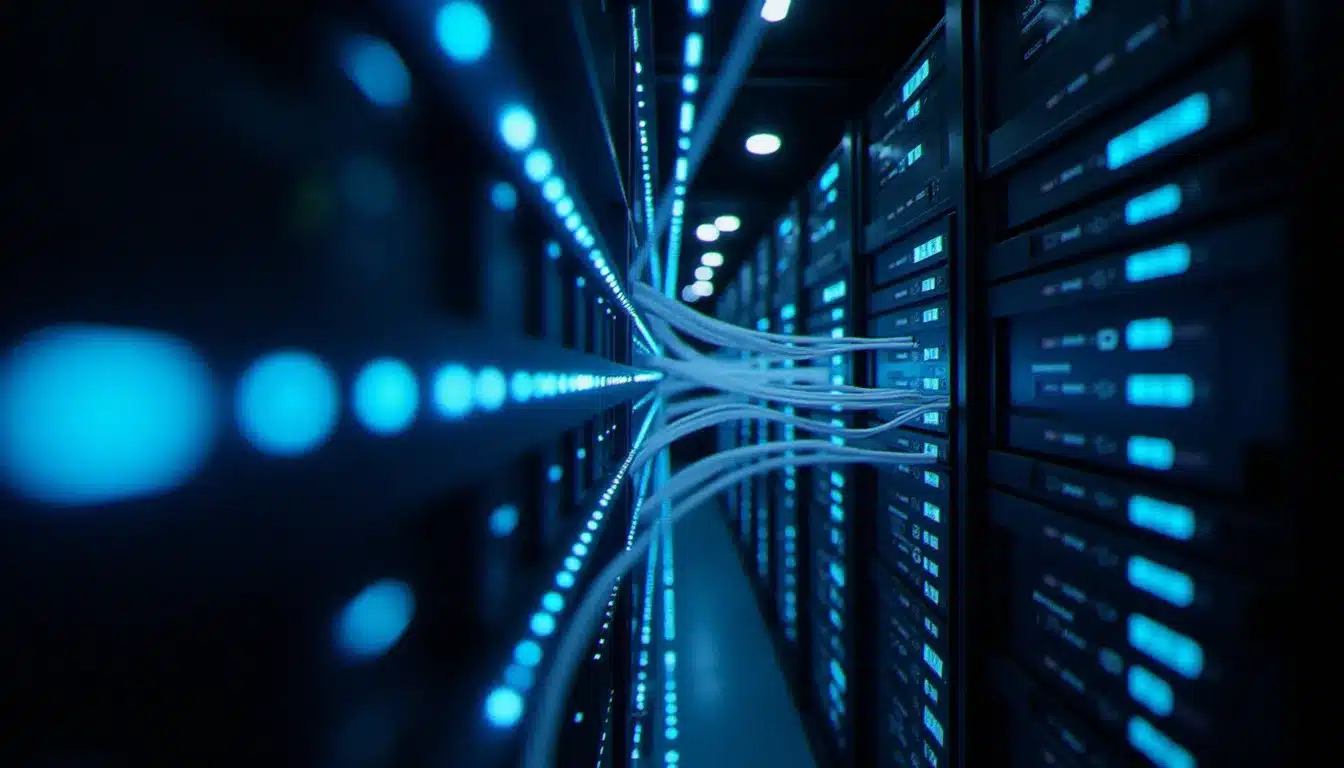 Visualisation du trafic réseau distribué entre plusieurs serveurs, illustrant le load balancing nginx