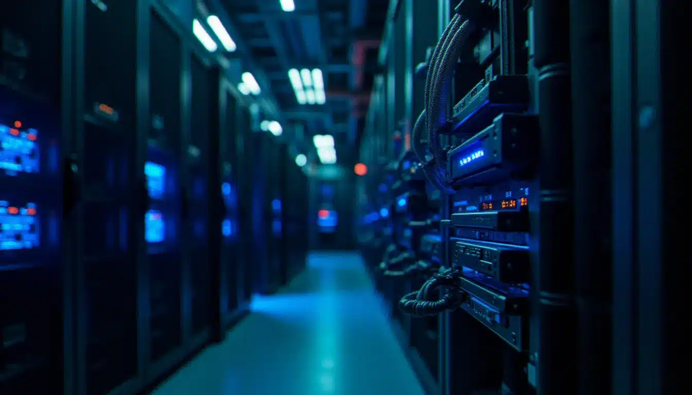 Système de refroidissement à eau sur des serveurs dans un datacenter OVH, illustrant la technologie propriétaire de gestion thermique des infrastructures cloud