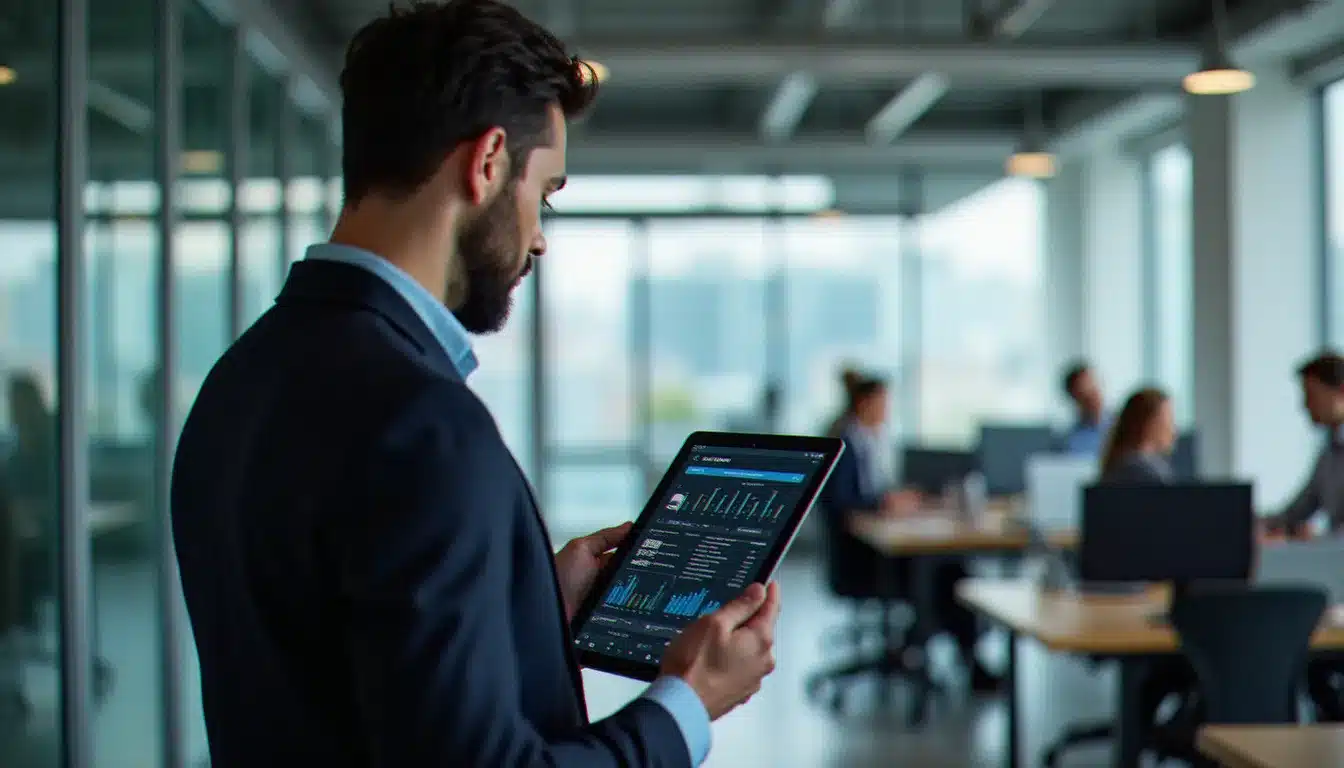 Professionnel de la cybersécurité consultant un tableau de bord d'alertes pour détecter une vulnérabilité zero day dans son infrastructure