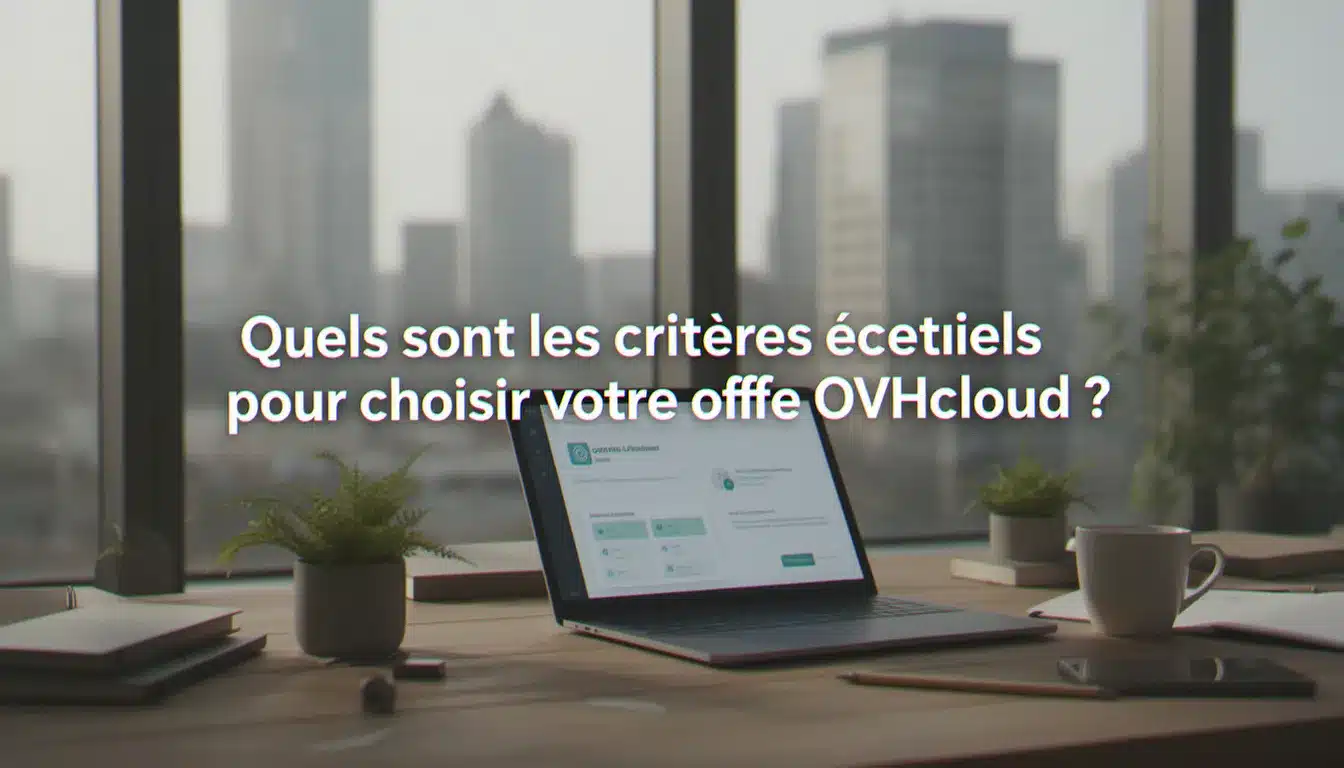 Quels sont les critères essentiels pour choisir votre offre OVHcloud ? — ovhcloud