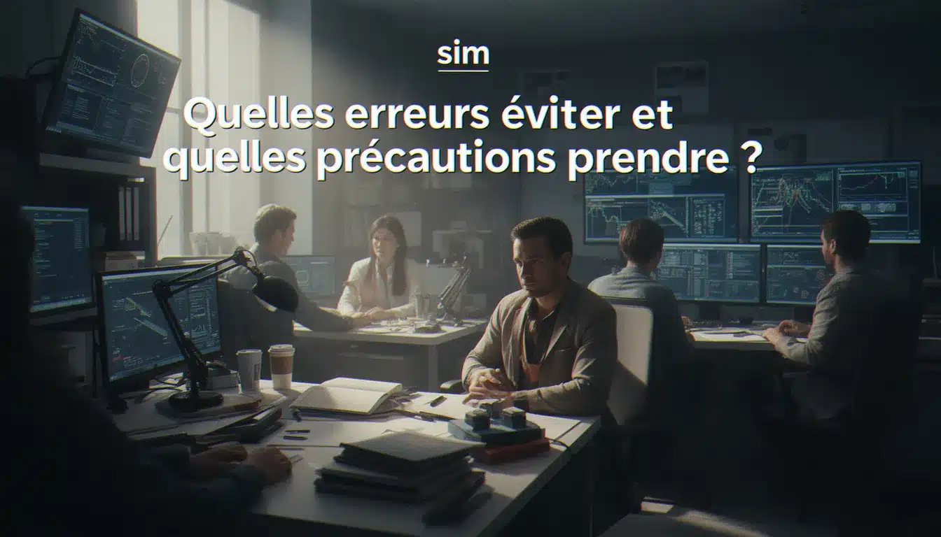 Quelles erreurs éviter et quelles précautions prendre ? — sim